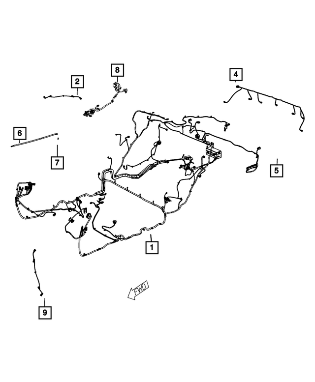 68426218AD - Electrical: Body Wiring for Mopar Image image