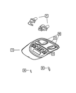 ZT751D1AA - Instrument Panel and Radios and Consoles: Overhead Console Housing for Mopar Image