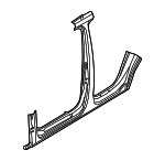 80A809848ASTL - Body: Center Pillar &amp; Rocker for Audi: Q5, Q5 PHEV, SQ5 Image