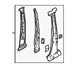 80A810074CSTL - Body: Reinforced Assembly for Audi: Q5, Q5 PHEV, Q5 Sportback, SQ5, SQ5 Sportback Image