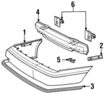 F5OY17K835A - Body: Bumper Cover for Lincoln: Continental Image