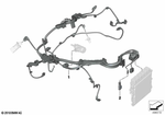 12519453625 - Engine Electrical System: Wiring Harness, Eng. Sensoric Module 2 for BMW Image