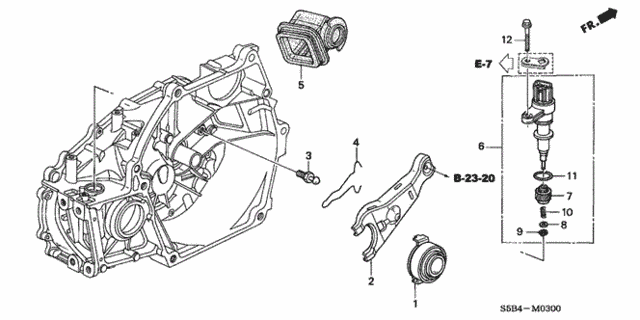 MT Clutch Release for 2005 Honda Civic #0