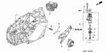 22825PX5A00 - Transmission - Manual: BOLT, RELEASE FORK for Honda Image