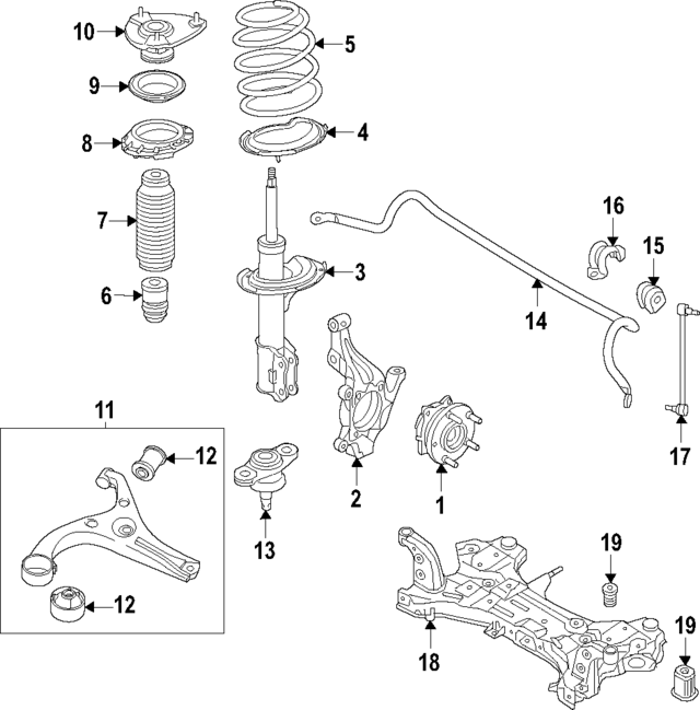 54651G2700 - : Strut for Hyundai Image