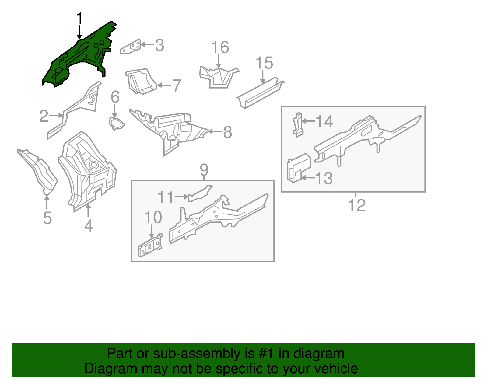 2011-2019 Infiniti Upper Rail 64180-1MA0A | Faulkner Infiniti of Willow ...