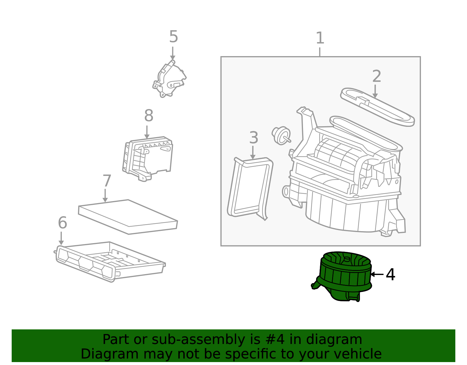79310-SZN-A41 - High-Quality Blower Motor for 2010-2013 Acura ZDX