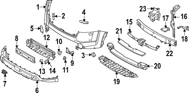 622599A40A - : Lower Air Guide for Nissan Image