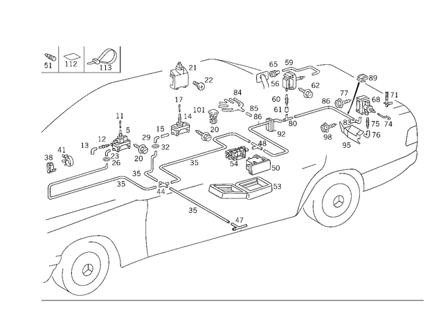 2028000048 - Vacuum System: Pump for Mercedes-Benz Image image