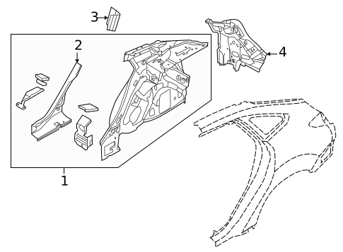 Inner Structure for 2014 Ford Focus #1