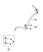 V8069682AA - Rear Suspension: Stabilizer Bar Link Kit for Mopar Image
