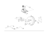 1664301130 - Brake System: Parts Kit, Brake Booster for Mercedes-Benz Image