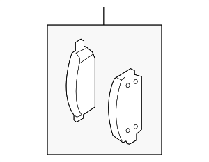 DD06M8H38PNW - Brakes: Va-Brake Pad for Infiniti Image