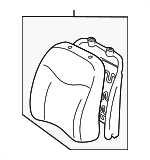 7143052140B1 - Body: Seat Back Assembly for Toyota: Echo Image