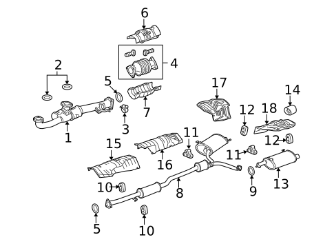 Exhaust Components for 2010 Acura TSX #0