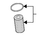 6L115562B - Engine: Oil Filter for Volkswagen Image