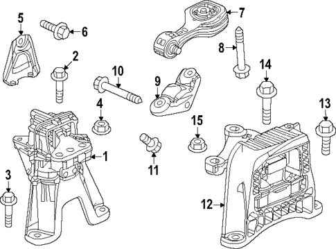 Engine & Trans Mounting for 2025 Honda Civic #0