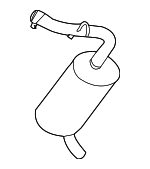 5273675AA - Exhaust: Exhaust Muffler for Chrysler: PT Cruiser Image