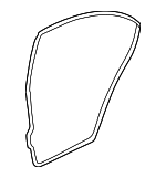 2107300178 - Body: Weatherstrip for Mercedes-Benz Image