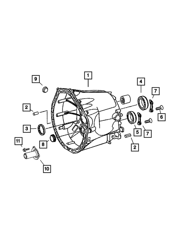 5097594AA - NSG370; 6-Speed; Manual Transmission: Dowel Pin for Mopar Image