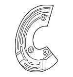 5F9Z2C028AA - Brakes: Splash Shield for Ford: Five Hundred, Freestyle, Taurus, Taurus X | Mercury: Montego, Sable Image