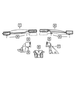 68440592AA - Air Conditioners and Heaters: Floor Duct for Jeep: Grand Cherokee Image