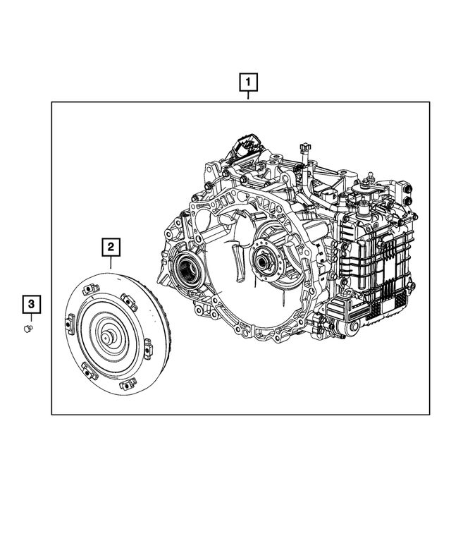 68541059AD - Transmission: With Torque Converter Transmission for Mopar Image
