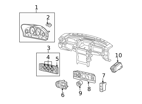 Instruments & Gauges for 2003 Land Rover Range Rover #0