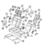 4645985AC - Interior Trim: Seat Latch Striker for Mopar Image