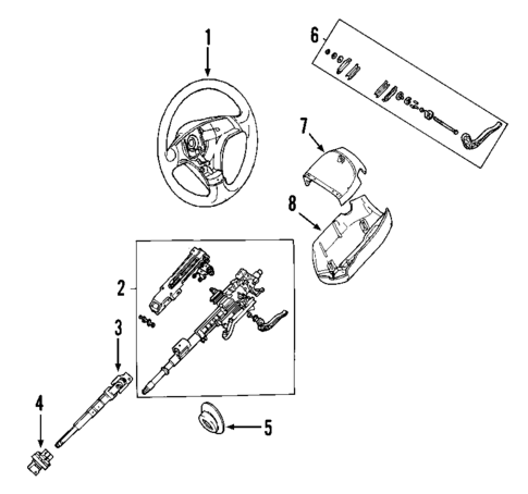 Steering Column for 2010 BMW X3 #0