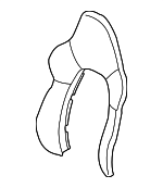 99652115504EEF - Body: Seat Back Cover for Porsche: 911, Boxster Image