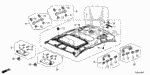 9390344420 - Interior/Bumper: SCREW, TAPPING (4X16) for Honda Image