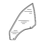 8R0845202D - : Door Glass for Audi: Q5, SQ5 Image