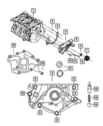 68003488AA - Engine 3.5L Six Cylinder: Short Block for Mopar Image