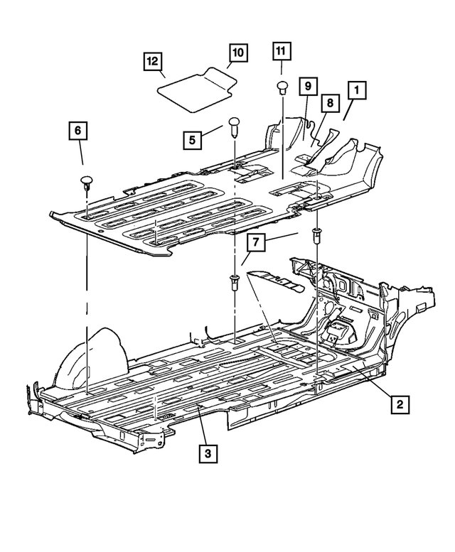 UC47XDHAA - Interior Trim: Heel Protector for Mopar Image