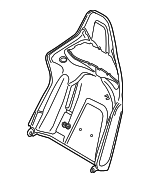 99152127100 - Body: Seat Back Frame for Porsche: 718 Boxster, 718 Cayman, 718 Spyder, 911, Cayman Image