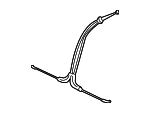 99752164001 - Body: Release Cable for Porsche: 718 Boxster, 718 Cayman, 718 Spyder, 911, Cayman Image