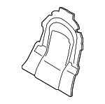 99752145700 - Body: Seat Back Panel for Porsche: 718 Boxster, 718 Cayman, 718 Spyder, 911, Cayman Image