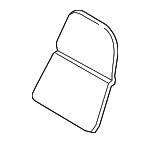 991521387008C0 - Body: Seat Back Cover for Porsche: Cayman Image