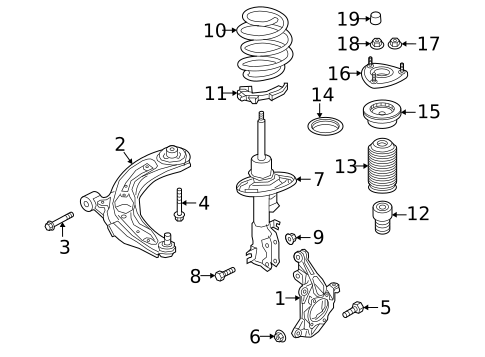 Suspension Components for 2023 Mazda MX-30 EV #0
