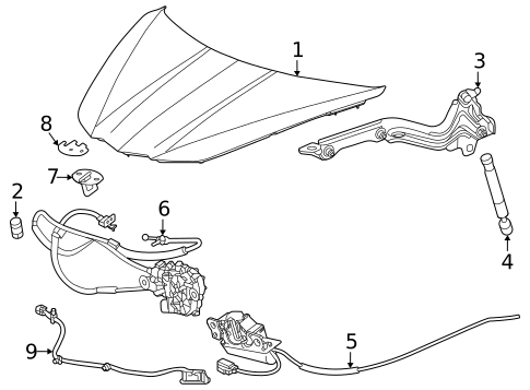 Control Cables for 2025 Chevrolet Corvette #0