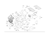 2226827901 - Panelling: Dampening, Firewall for Mercedes-Benz Image