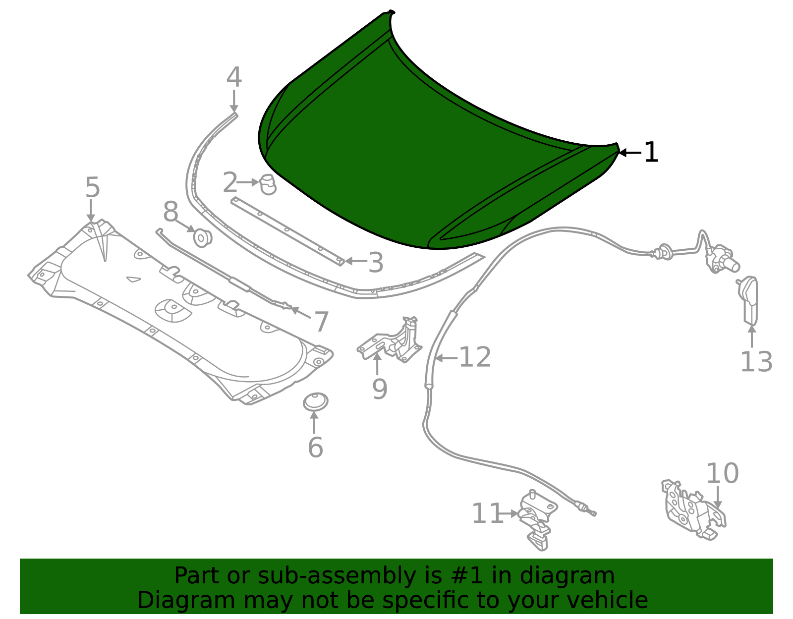 2022-2025 Nissan Pathfinder Hood Panel 65100-6TA5A | NISSAN OF ORANGE