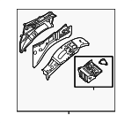 641009JJ0A - : Inner Panel Assembly for Nissan: NV1500, NV2500, NV3500 Image