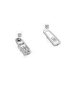 7MQ19JXWAA - : Front Door Switch And Bezel for Mopar Image