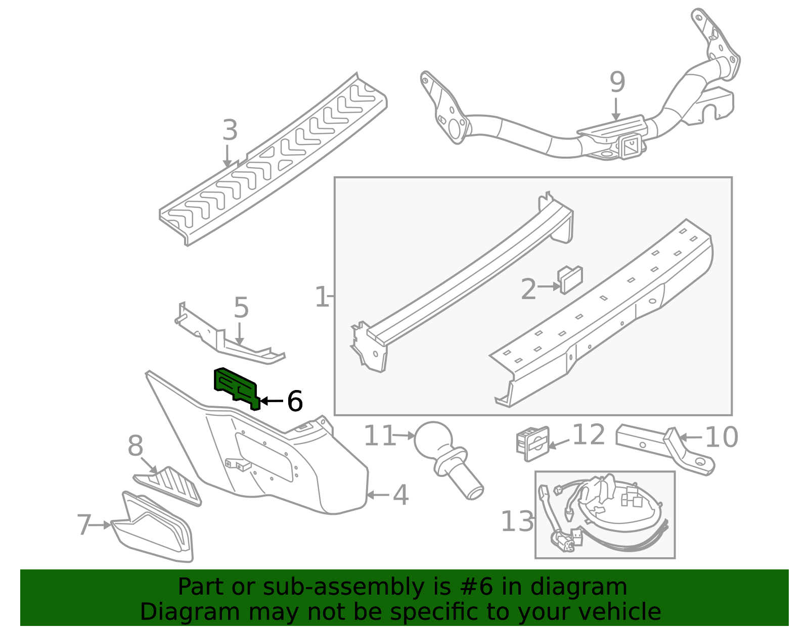 85227-EA000 - Bumper Corner Cover Bracket Official Nissan Parts Store