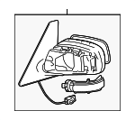 8791012D50 - Body: Mirror Assembly for Scion: xB Image