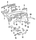 5530128150B0 - : Instrument Panel for Toyota: Previa Image