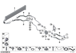 17228431951 - : Transmission Oil Cooler Line, Flow for BMW Image