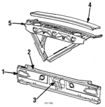 4296550 - Body: Panel Below Lid for Mopar Image